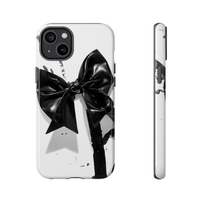 Phone Case — Black Bow Graphic Protective Cover