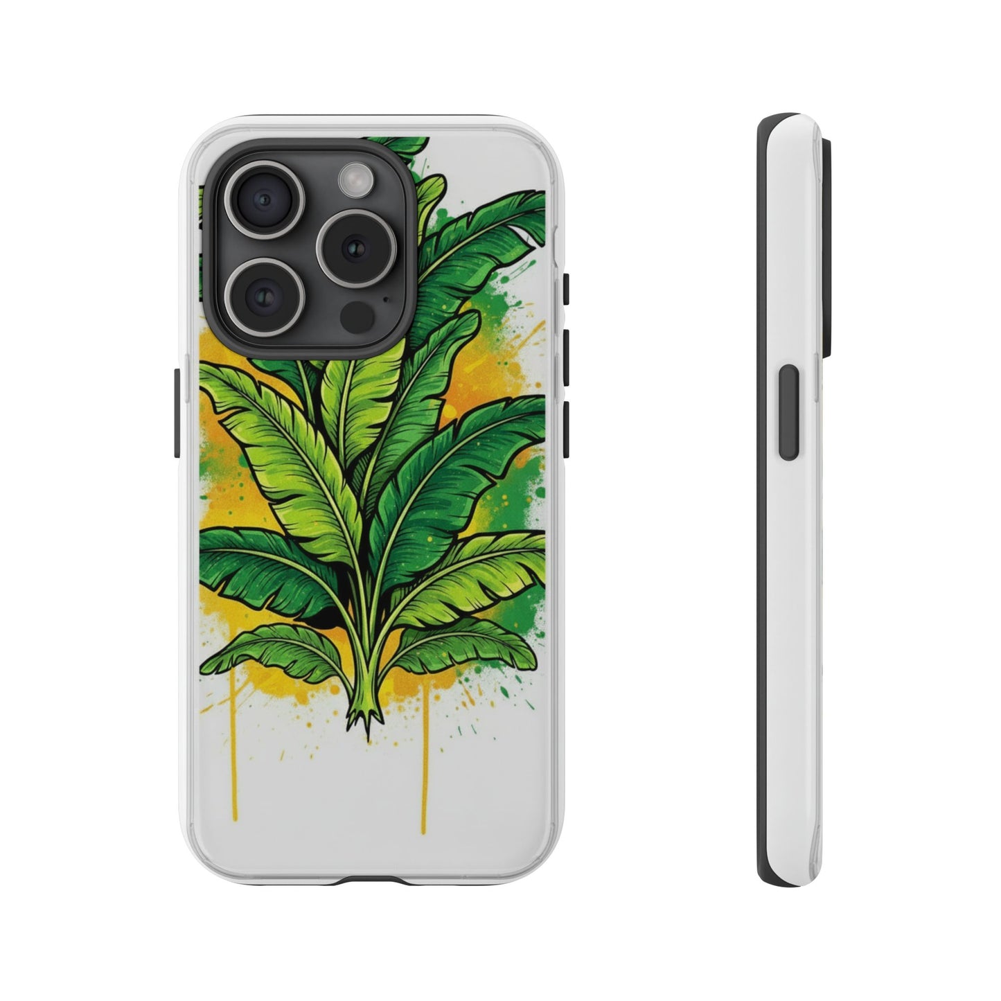 Tropical Banana Leaf Phone Case — Vibrant Green Plant Protector