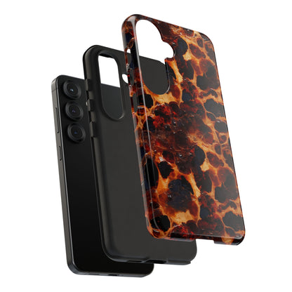 Tortoiseshell Phone Case — Protective iPhone Cover with Classic Amber Pattern