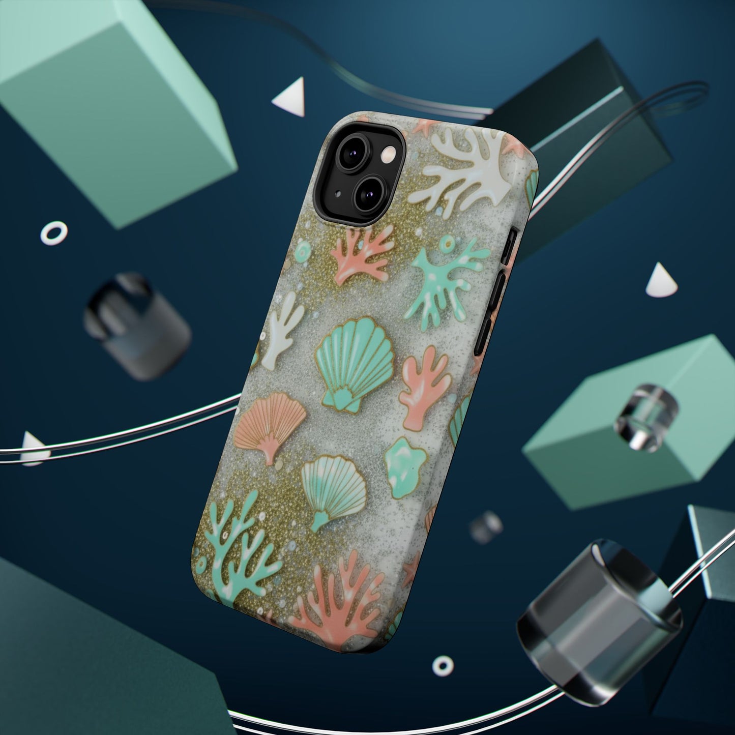 Seashell Coral Magnetic Impact Phone Case
