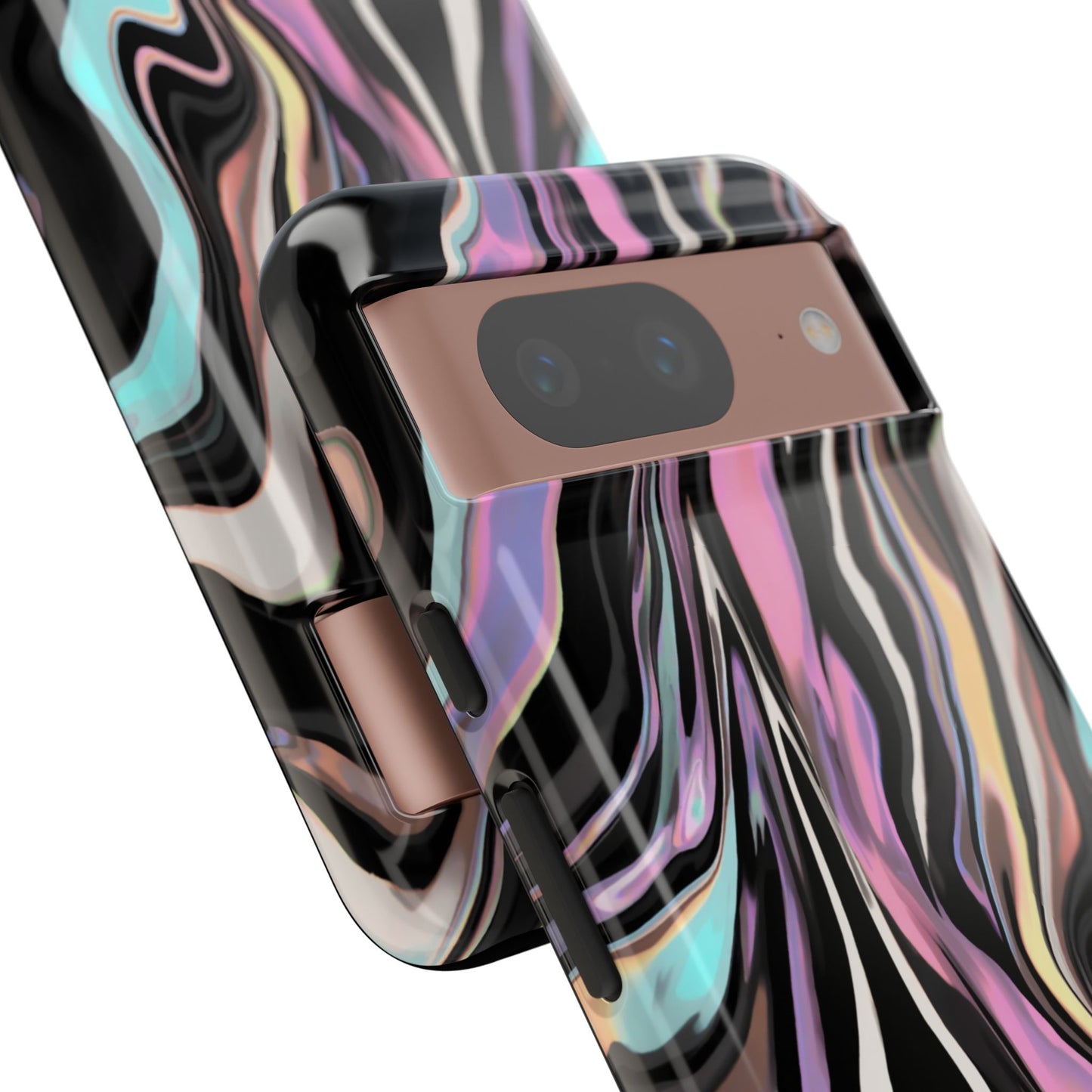 Abstract Marble Tough Phone Case — Pastel Swirl Protective Cover