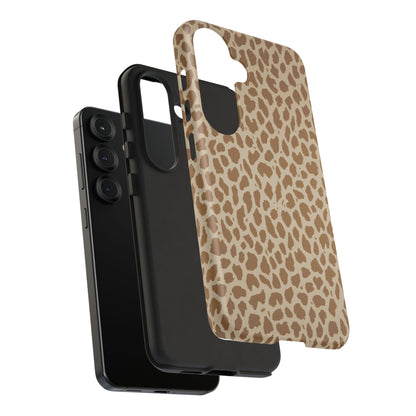 Leopard Print Tough Phone Case — Slim Protective Animal Pattern