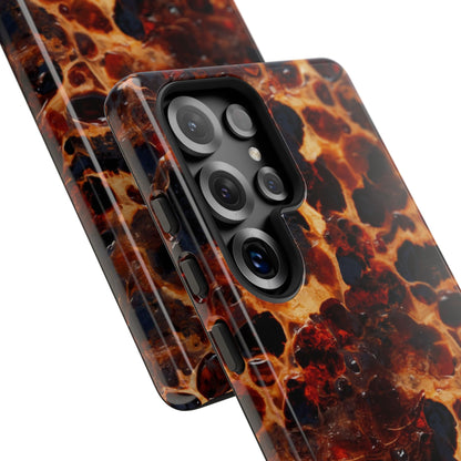 Tortoiseshell Phone Case — Protective iPhone Cover with Classic Amber Pattern