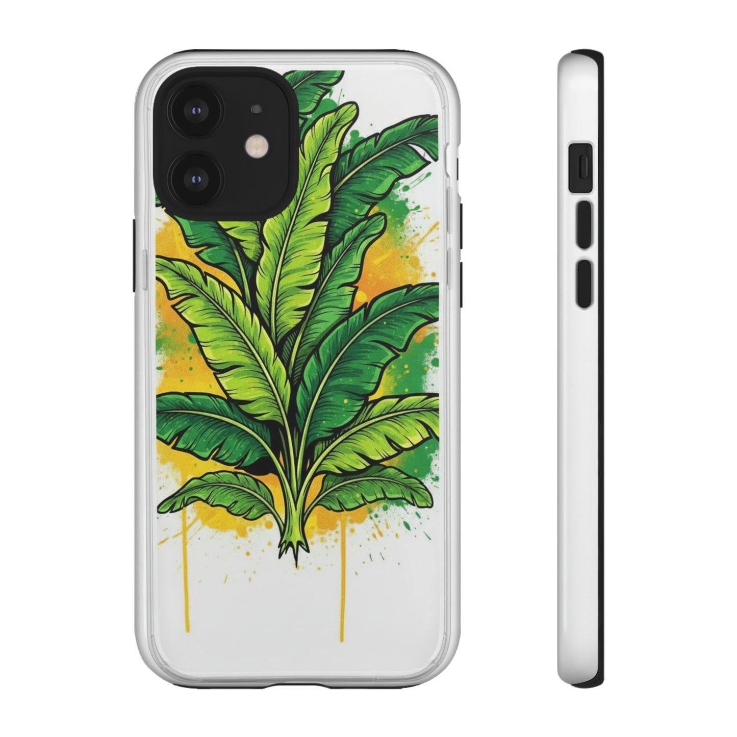 Tropical Banana Leaf Phone Case — Vibrant Green Plant Protector