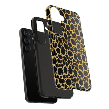 Giraffe Print Tough Phone Case — Durable Leopard-Style Protective Cover