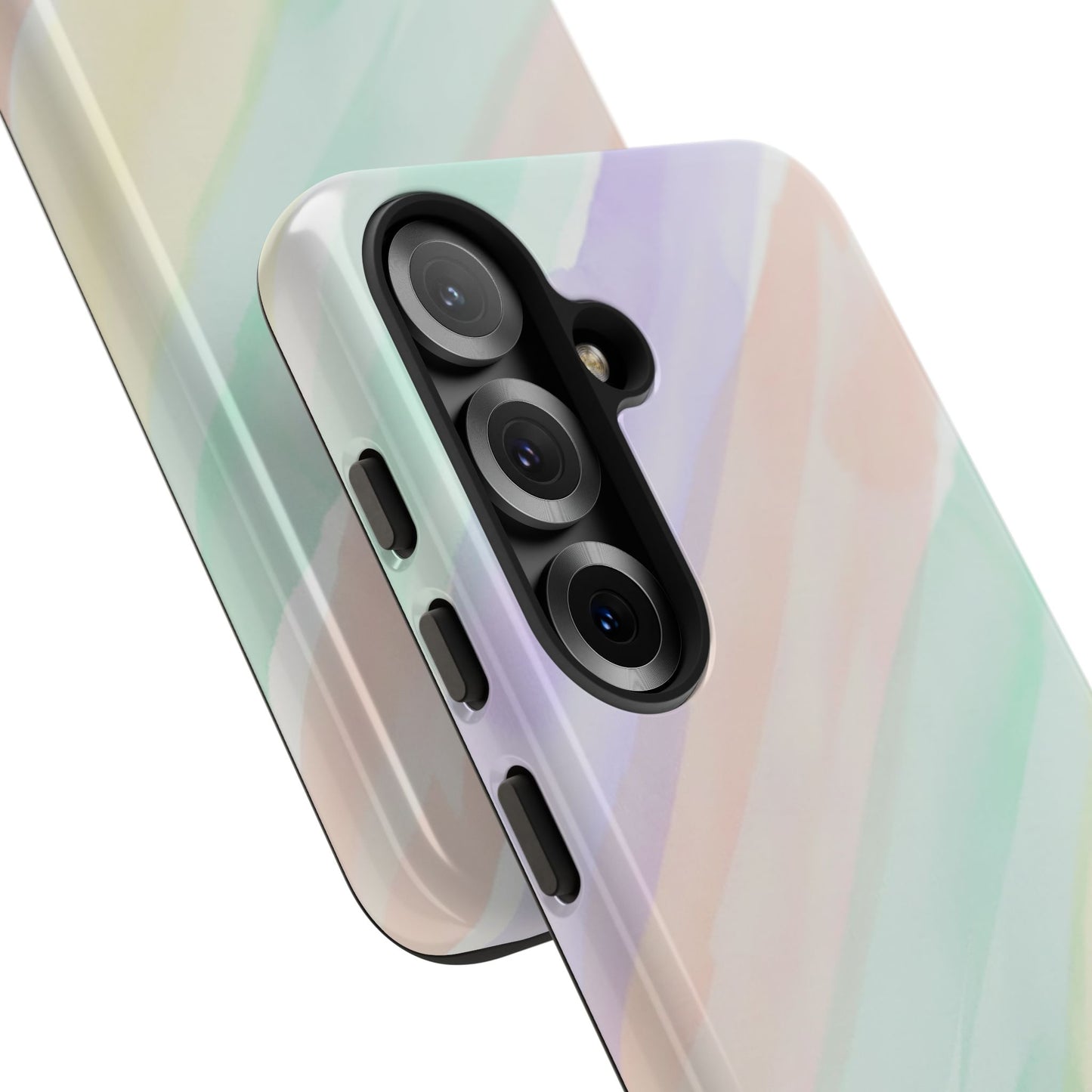 Pastel Watercolor Stripe Tough Phone Case