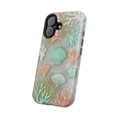 Seashell Coral Magnetic Impact Phone Case