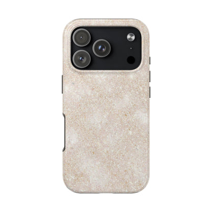 Marble Texture Tough Phone Case — Sandstone Protective Phone Cover