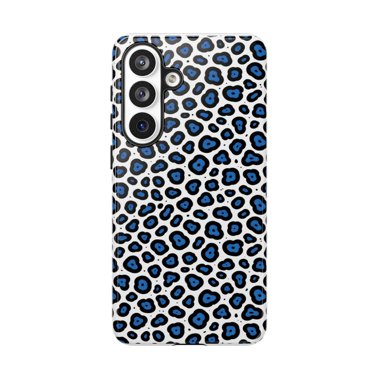 Blue Leopard Print Phone Case – Tough Protective Cover