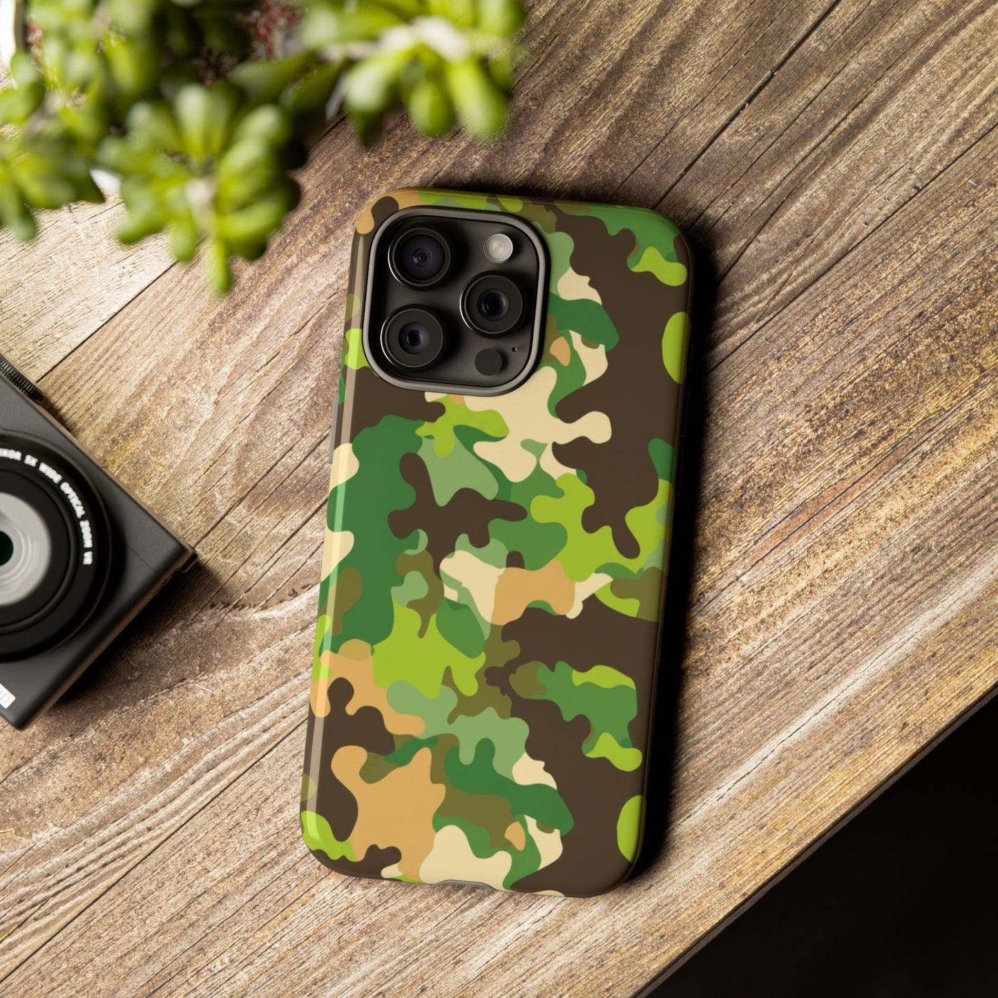 Camouflage Tough Phone Case — Military Camo Protective Cover