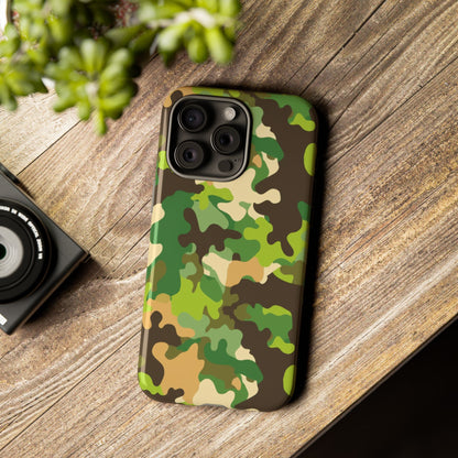 Camouflage Tough Phone Case — Military Camo Protective Cover