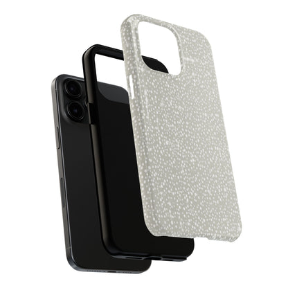 Speckled Gray Tough Phone Case — Protective Shockproof iPhone Cover