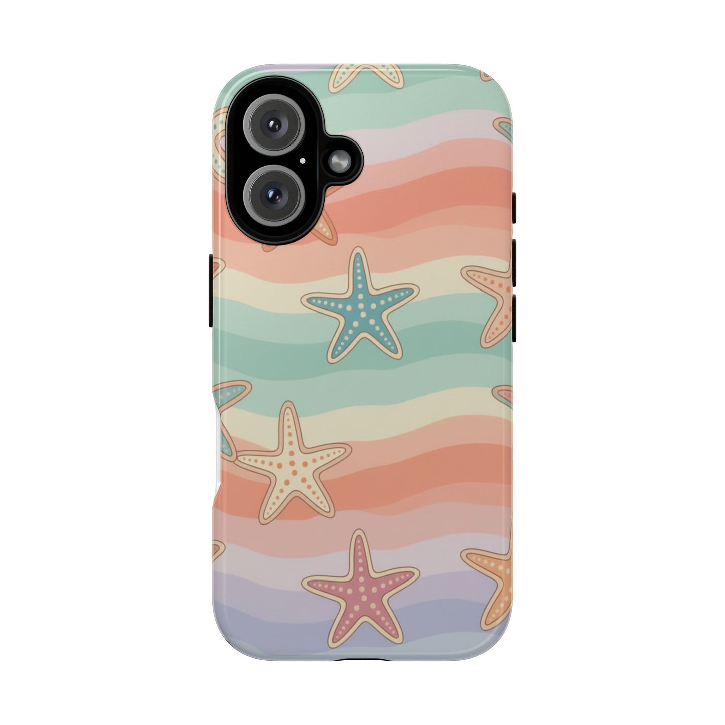 Starfish Wave Tough Phone Case — Pastel Beach Protective Cover
