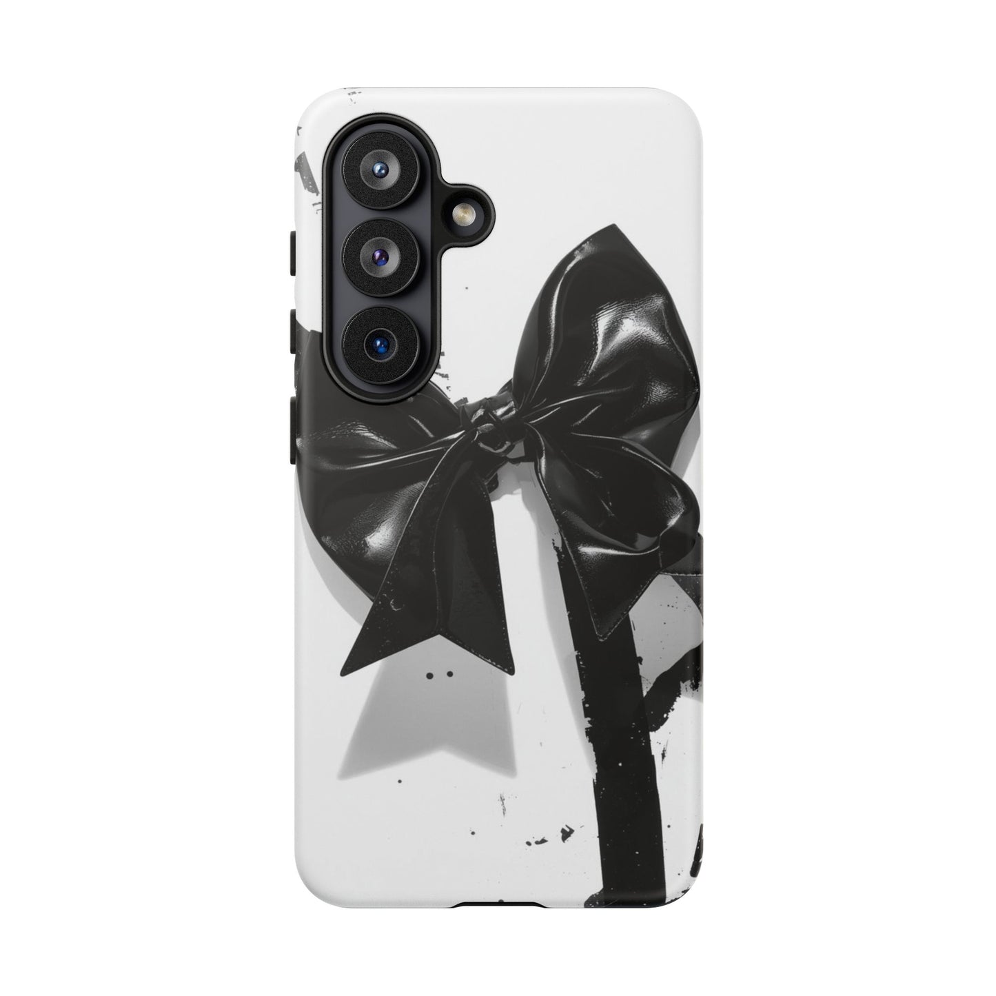 Phone Case — Black Bow Graphic Protective Cover