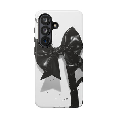 Phone Case — Black Bow Graphic Protective Cover
