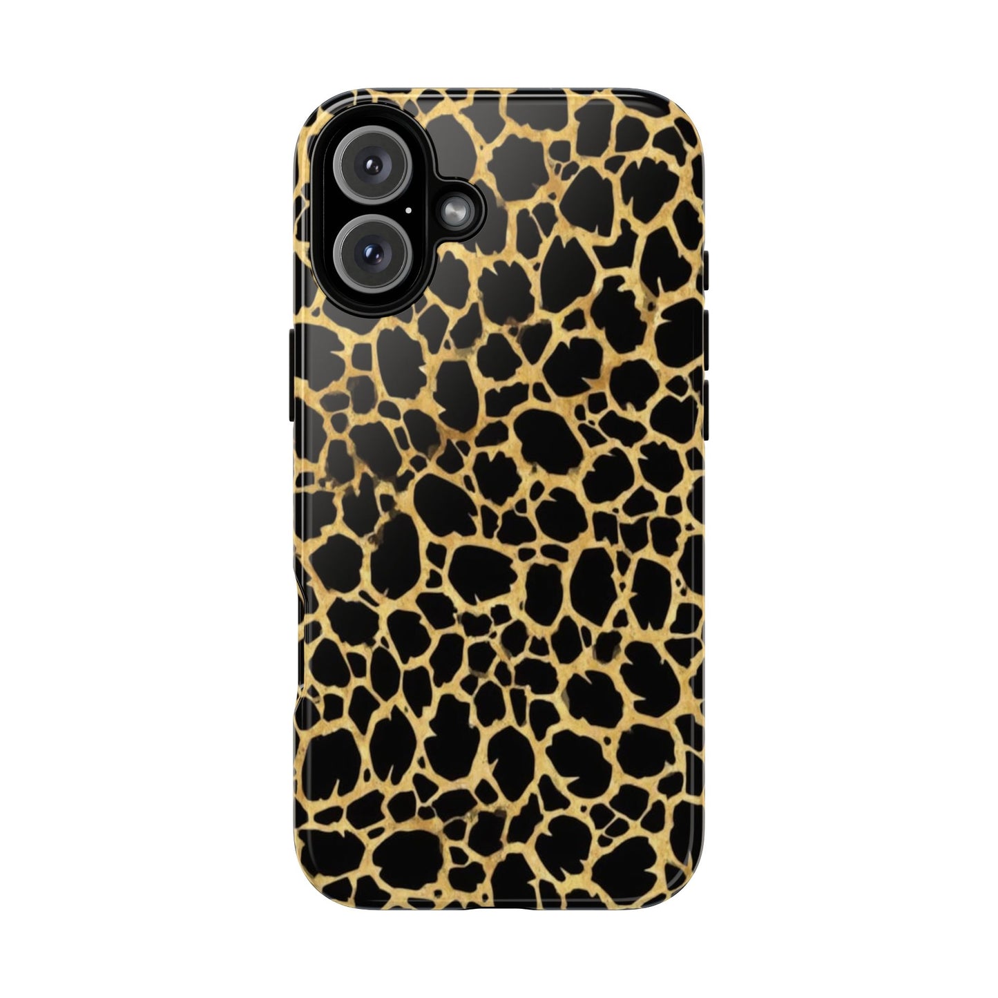 Giraffe Print Tough Phone Case — Durable Leopard-Style Protective Cover