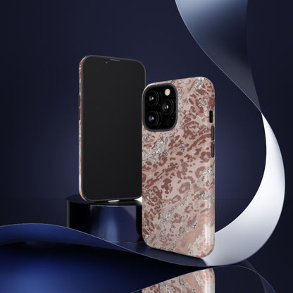 Tropical Monstera Phone Case — Colorful Leaf Protective Tough Case
