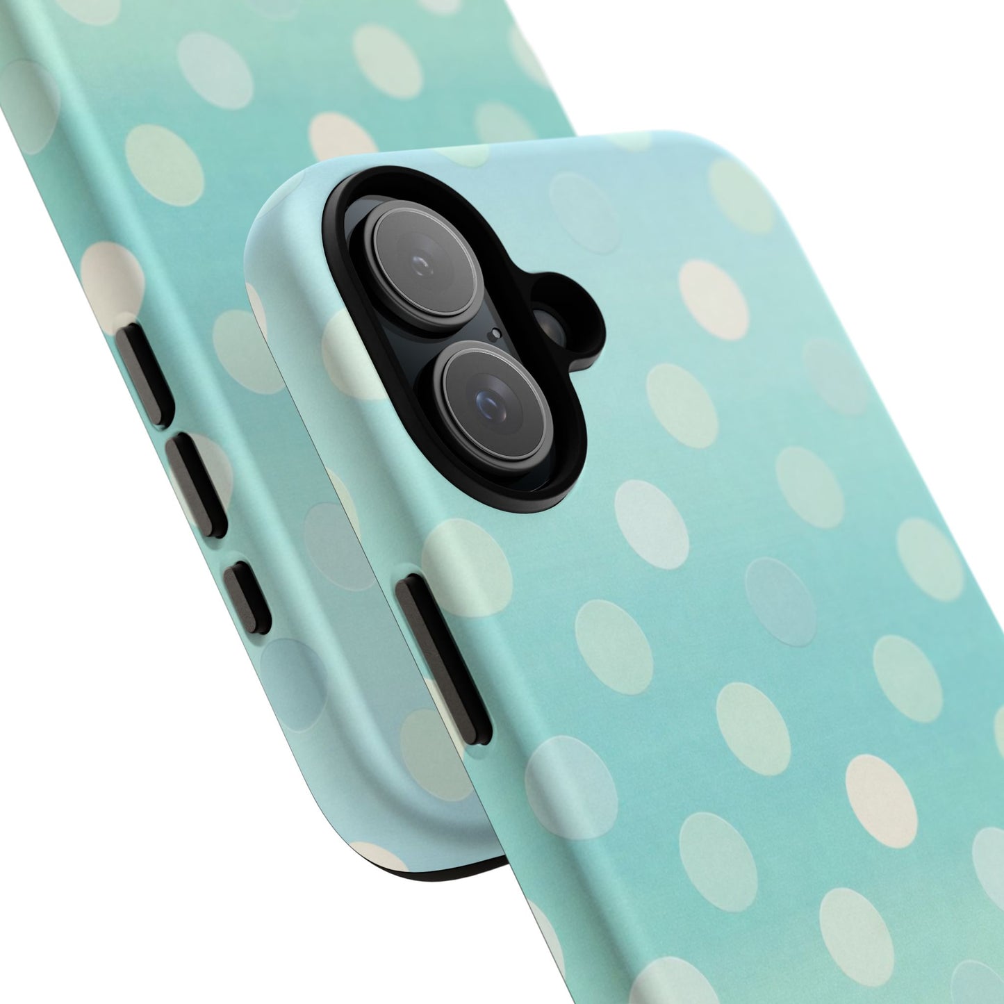 Abstract Palm Tough Phone Case — Minimal Coastal Blue Protective Cover