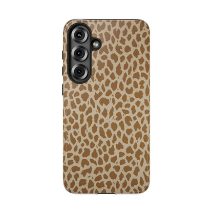 Leopard Print Tough Phone Case — Slim Protective Animal Pattern