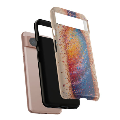 Galaxy Bottle Tough Phone Case — Colorful Nebula Splash iPhone Cover