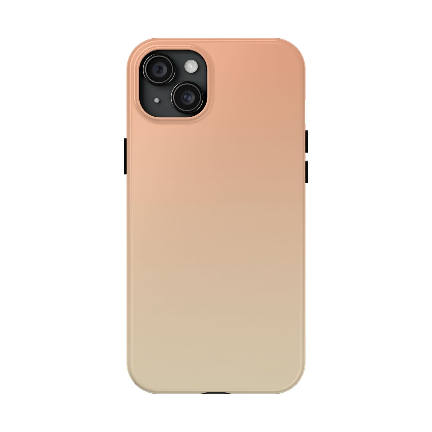 Gradient Tough Phone Case — Peach Ombre Protective Cover