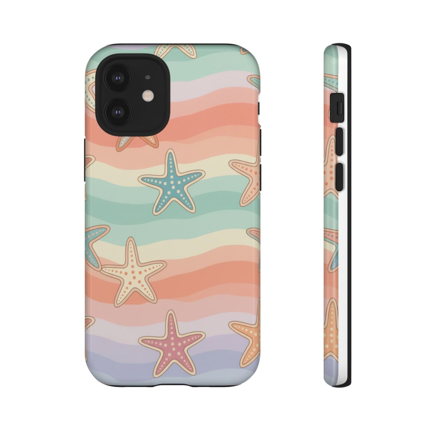 Starfish Wave Tough Phone Case — Pastel Beach Protective Cover