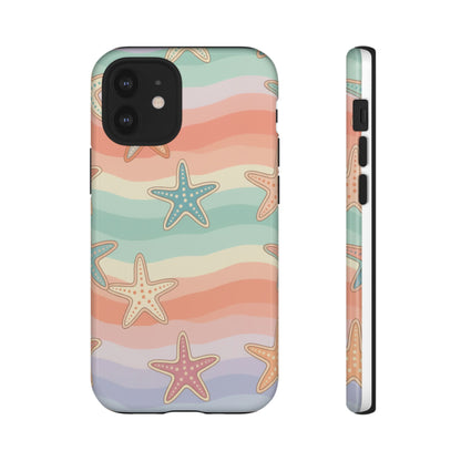 Starfish Wave Tough Phone Case — Pastel Beach Protective Cover