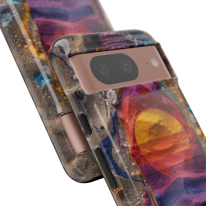Phone Case — Colorful Sand Art Sunset Tough Protective Case