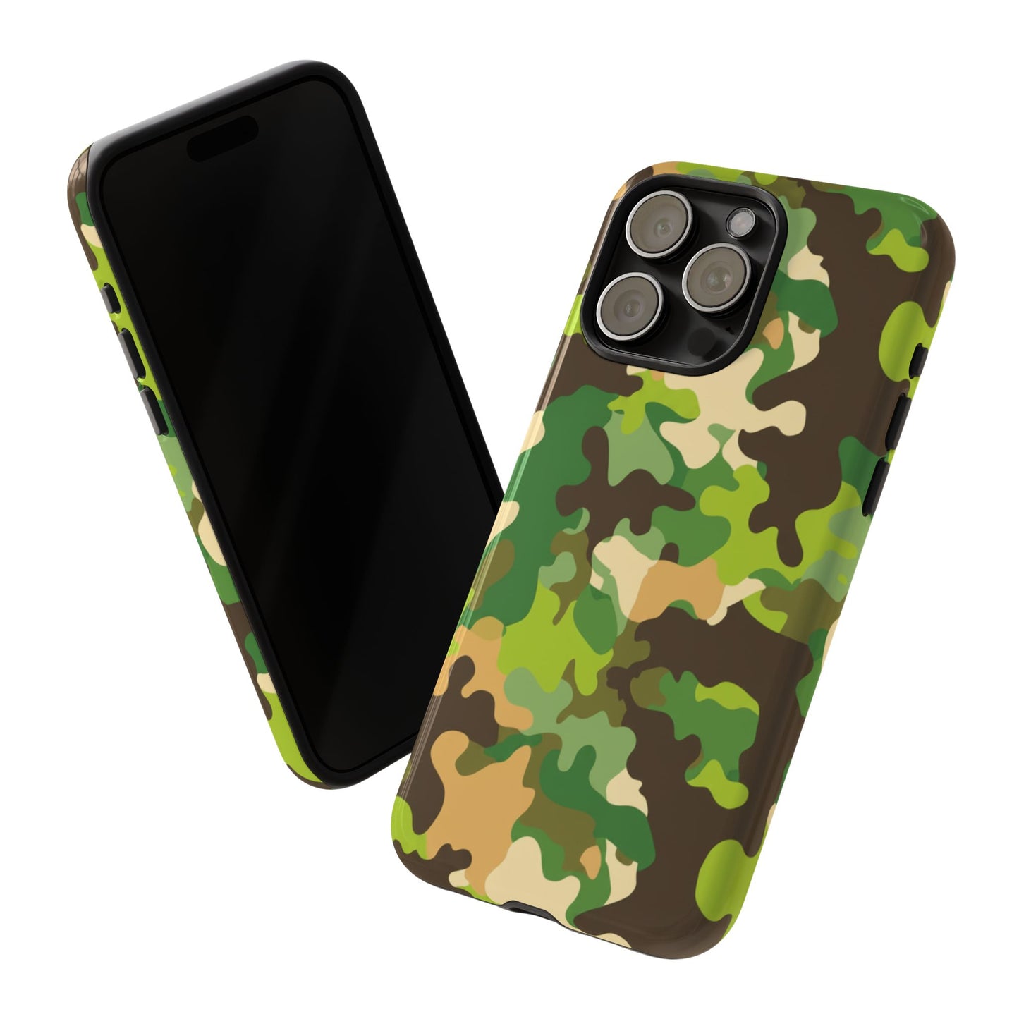 Camouflage Tough Phone Case — Military Camo Protective Cover