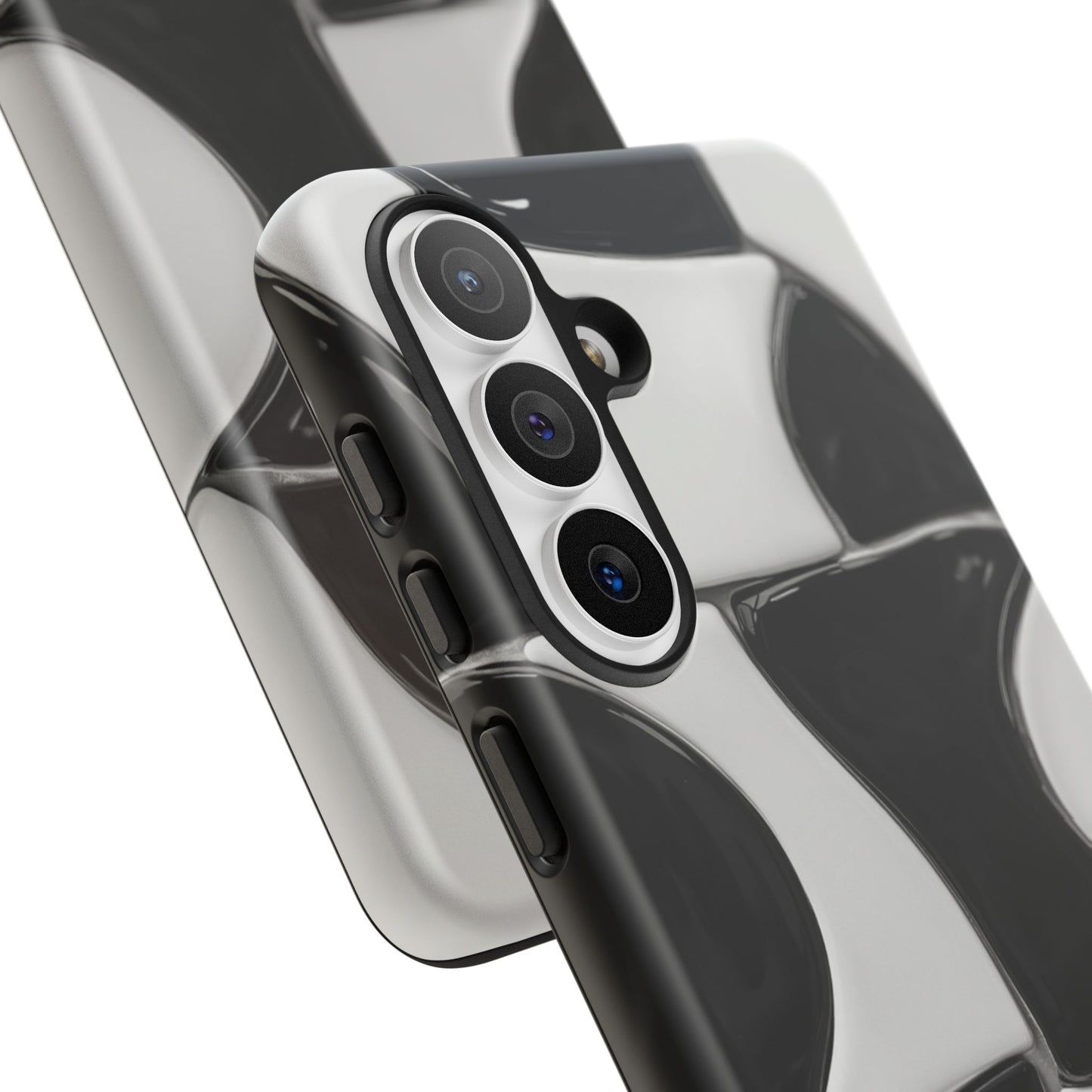 Black & White Abstract Pattern Tough Phone Case