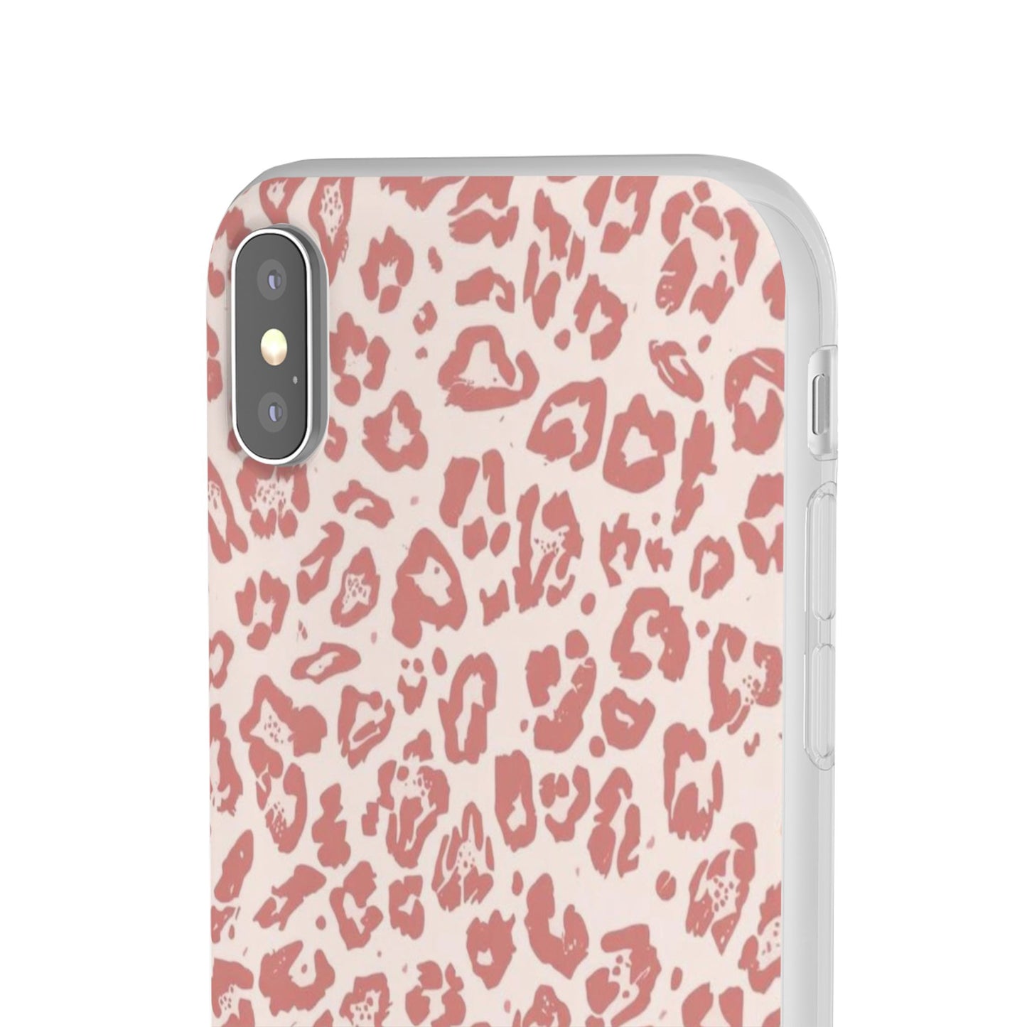 Pink Leopard Print Phone Case – Slim Flexible Protective Cover