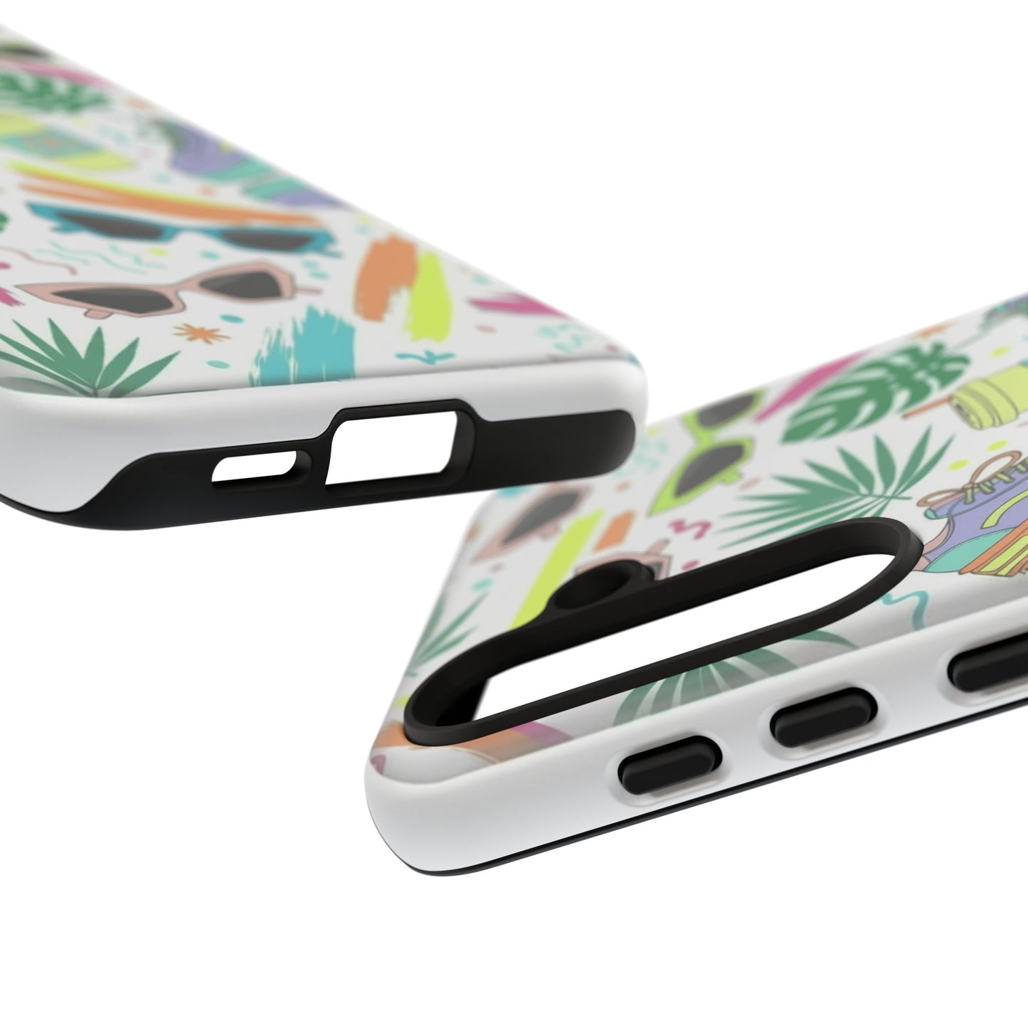 Tough Cases — Colorful Retro Sneakers & Sunglasses Phone Case