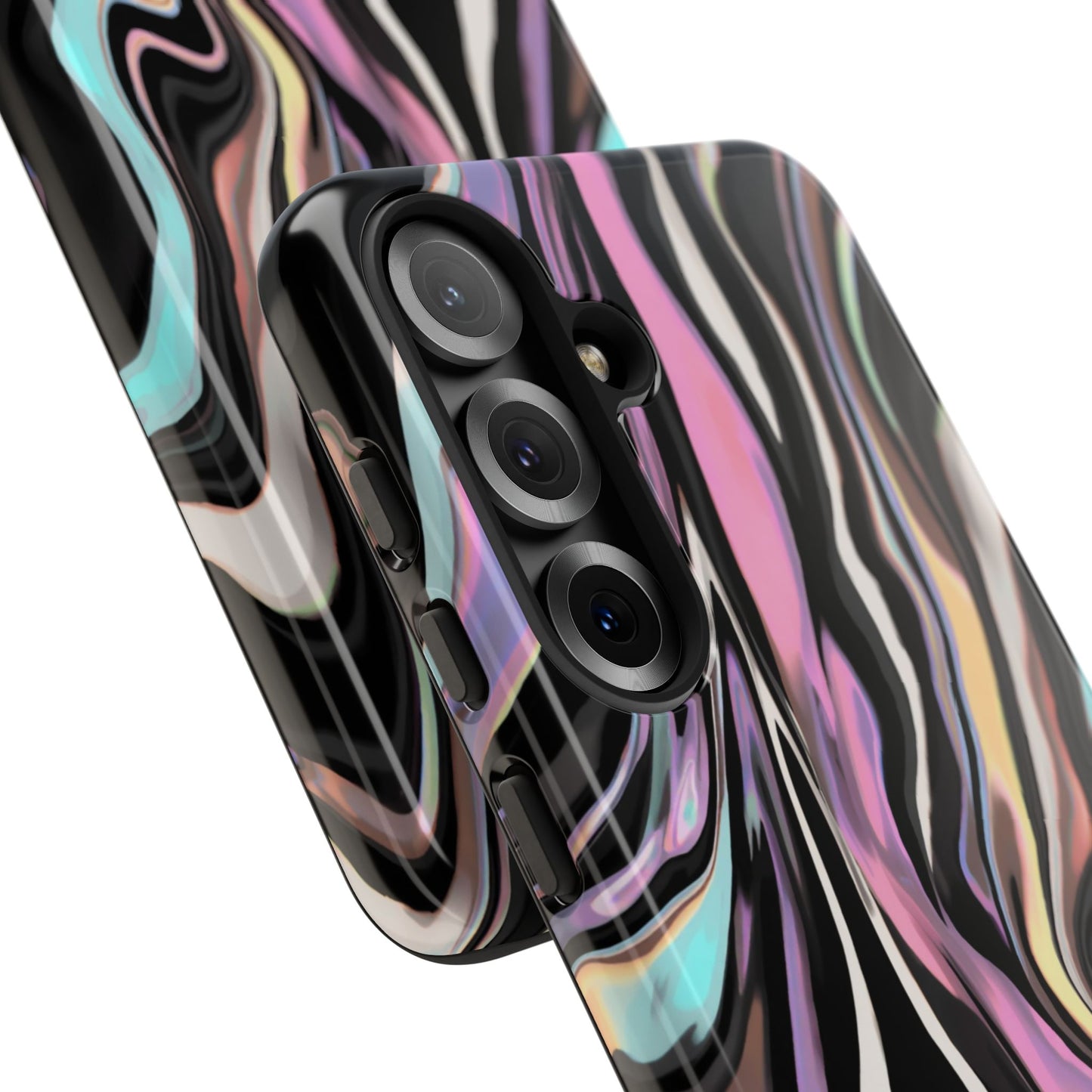 Abstract Marble Tough Phone Case — Pastel Swirl Protective Cover
