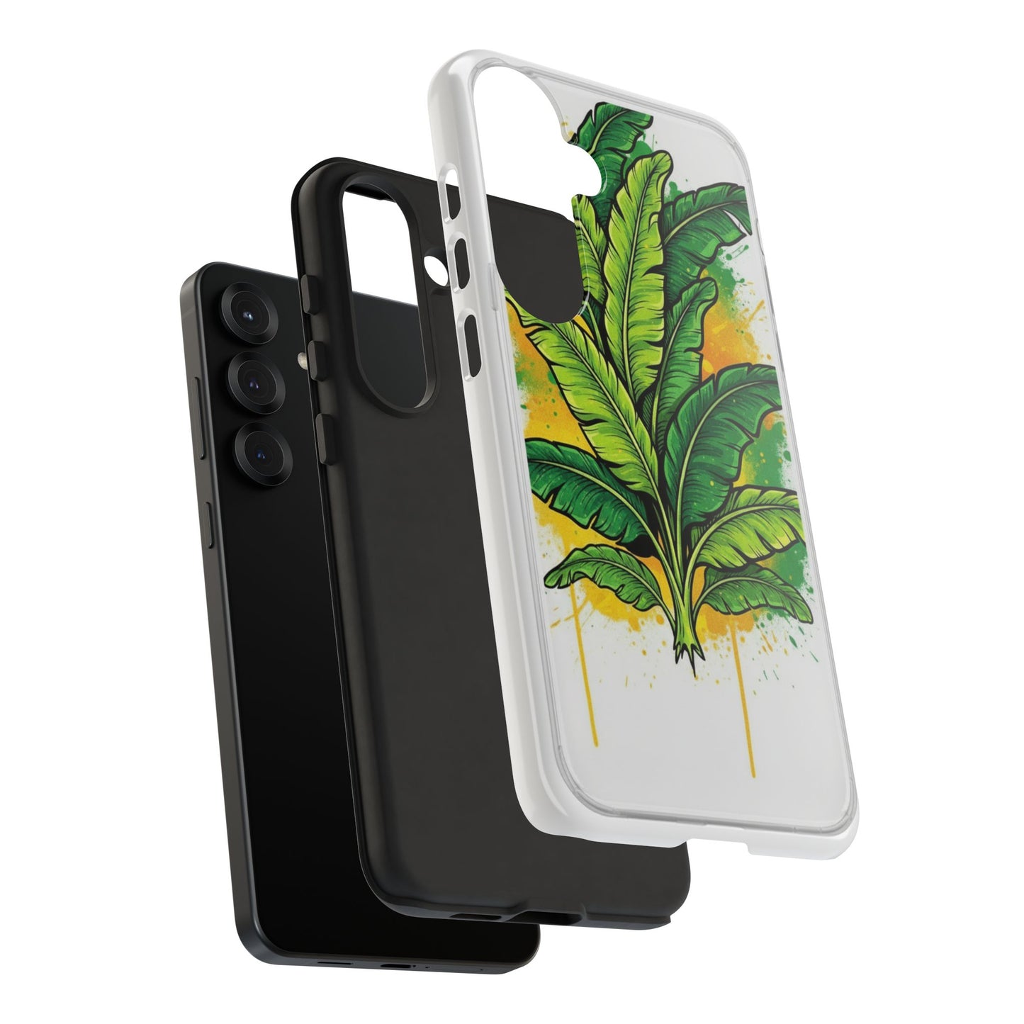 Tropical Banana Leaf Phone Case — Vibrant Green Plant Protector
