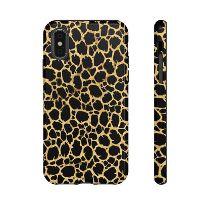 Giraffe Print Tough Phone Case — Durable Leopard-Style Protective Cover