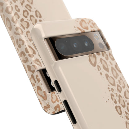 Phone Case – Beige Leopard Print Protective Cover