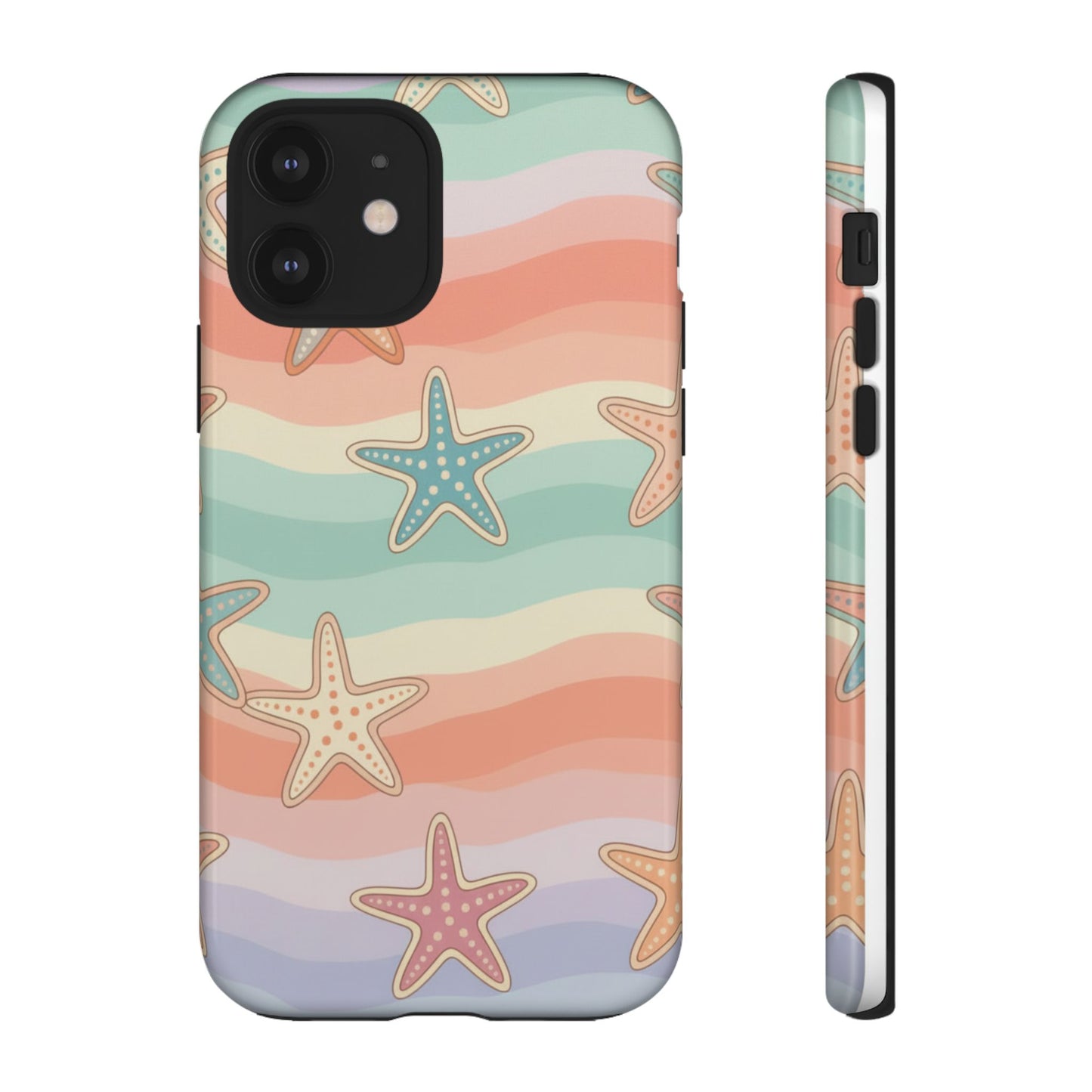 Starfish Wave Tough Phone Case — Pastel Beach Protective Cover