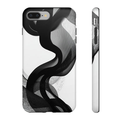 Phone Case — Monochrome Abstract Protective Cover