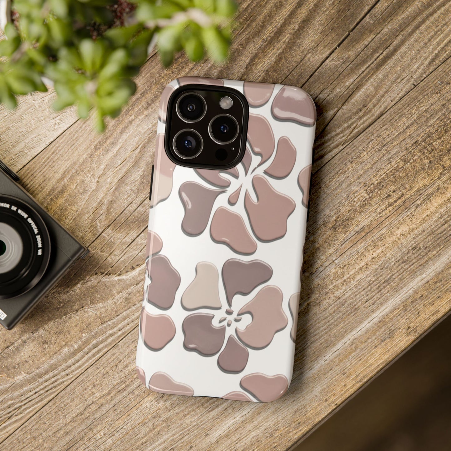 Tough Cases — Neutral Floral Tough Phone Case