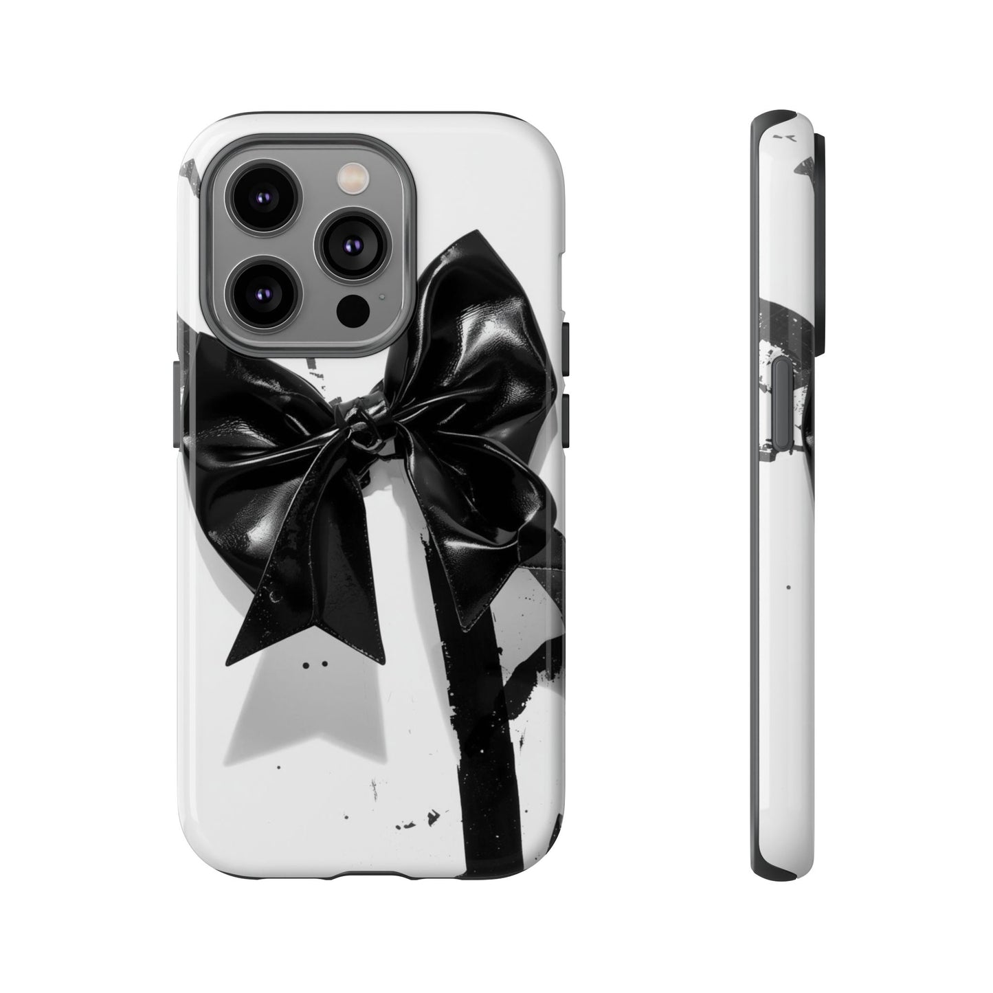 Phone Case — Black Bow Graphic Protective Cover
