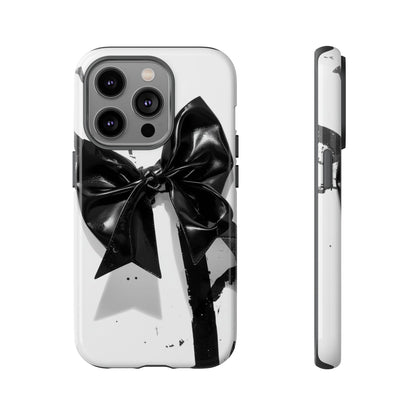 Phone Case — Black Bow Graphic Protective Cover
