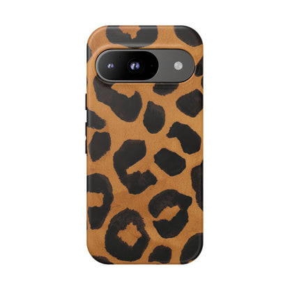 Leopard Print Tough Phone Case — Protective Animal Print iPhone Case