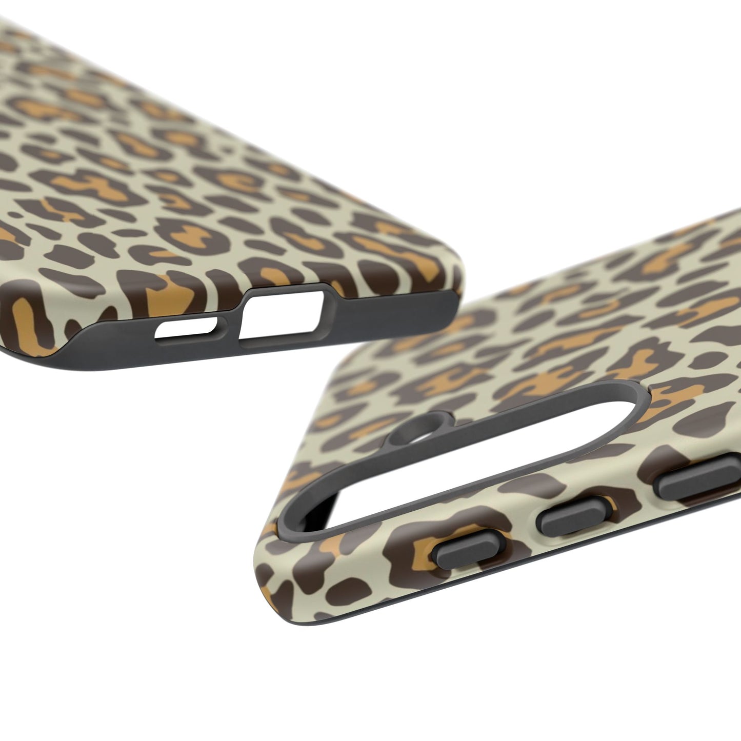 Leopard Print Tough Phone Case — Durable Protective Animal Print Case