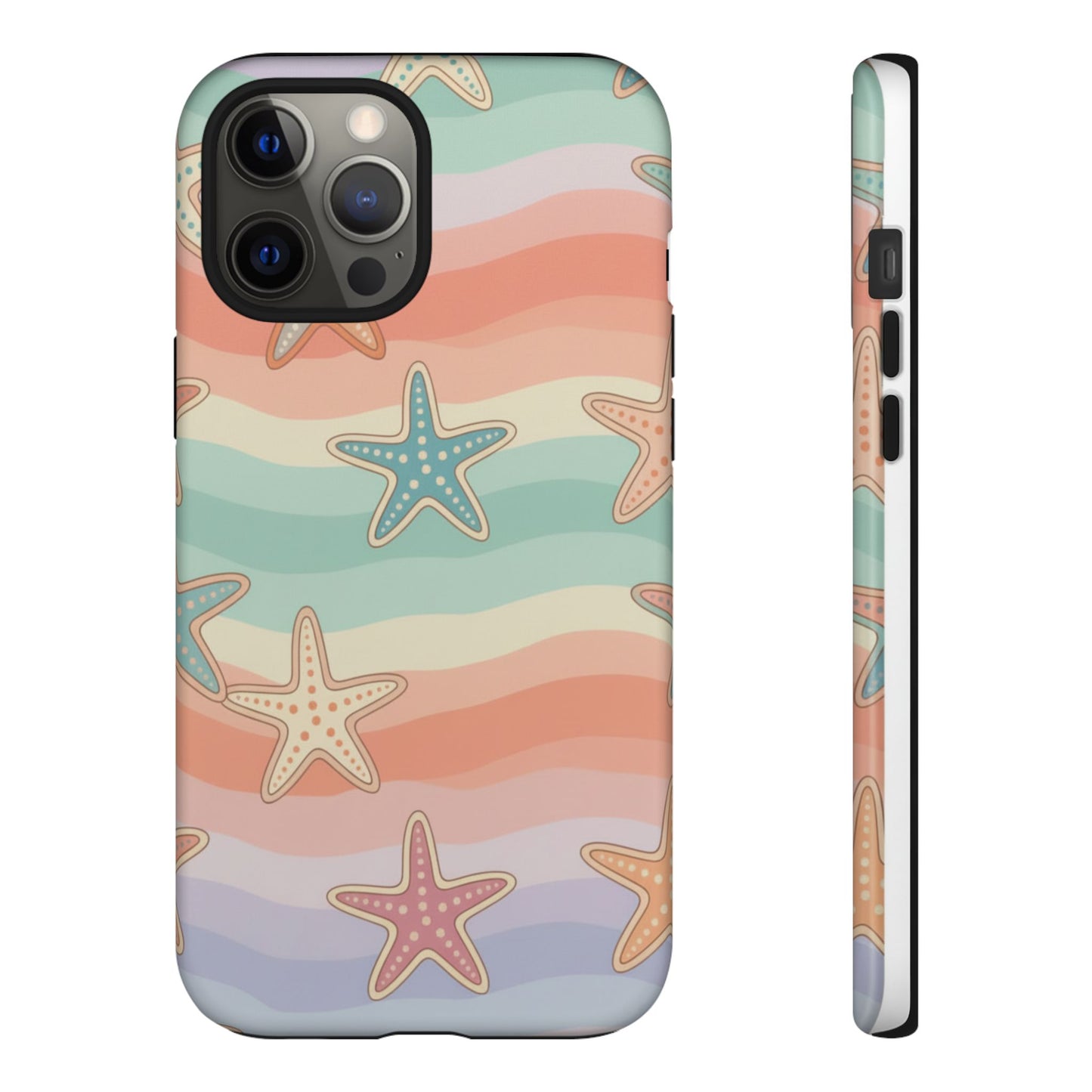 Starfish Wave Tough Phone Case — Pastel Beach Protective Cover