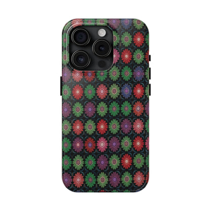 Copy of Floral Sunflower Tough Phone Case — Neutral Daisy Pattern Protective Cover