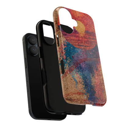 Retro Sunset Tough Phone Case