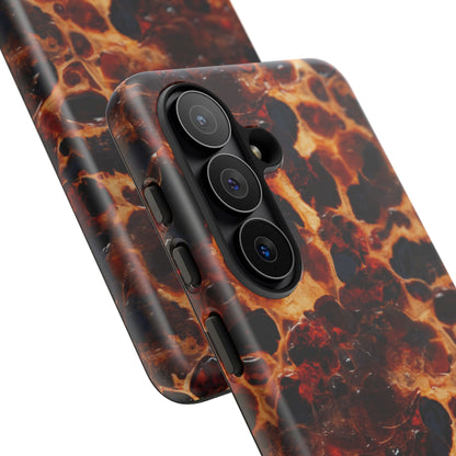 Tortoiseshell Phone Case — Protective iPhone Cover with Classic Amber Pattern