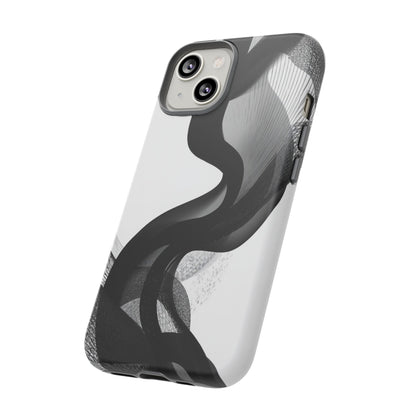 Phone Case — Monochrome Abstract Protective Cover