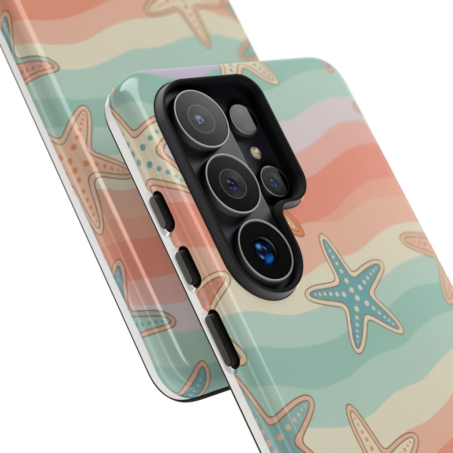 Starfish Wave Tough Phone Case — Pastel Beach Protective Cover