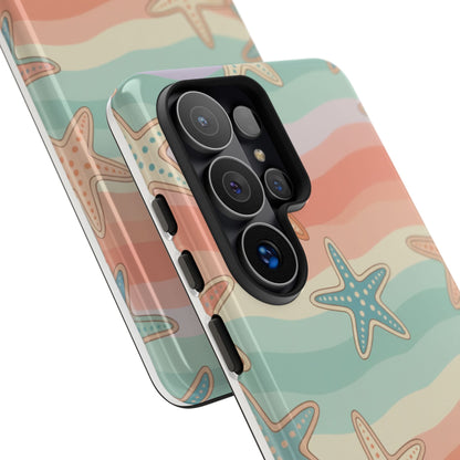 Starfish Wave Tough Phone Case — Pastel Beach Protective Cover